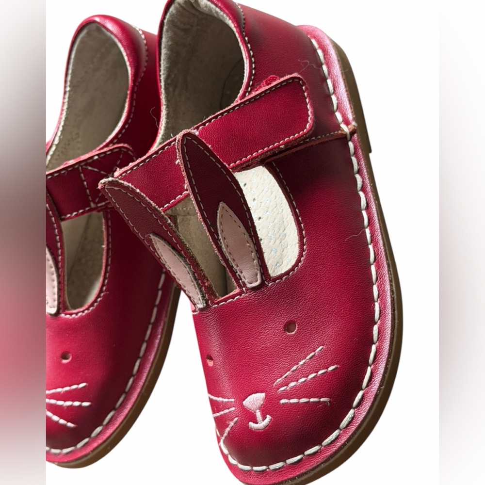 Livie & Luca girls toddler Red Bunny Mary Janes dress shoes size 9 NEW - Picture 3 of 6